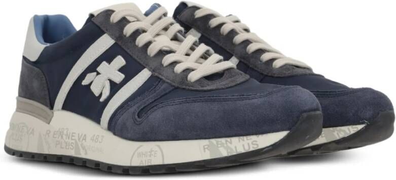 Premiata Zachte suède en nylon sneakers