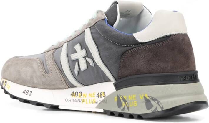 Premiata Zachte suède en nylon sneakers