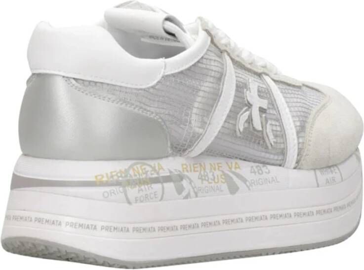 Premiata Zilveren Beth Sneakers Gray Dames