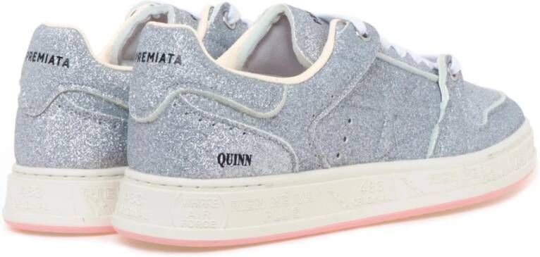 Premiata Zilveren Glitter Sneakers