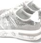 Premiata Low-Top Sneakers Silver in grijs - Thumbnail 4