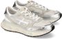 Premiata Zilveren Retro Running Sneakers - Thumbnail 2