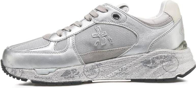 Premiata Zilveren Sneakers Aw24 Gray Dames
