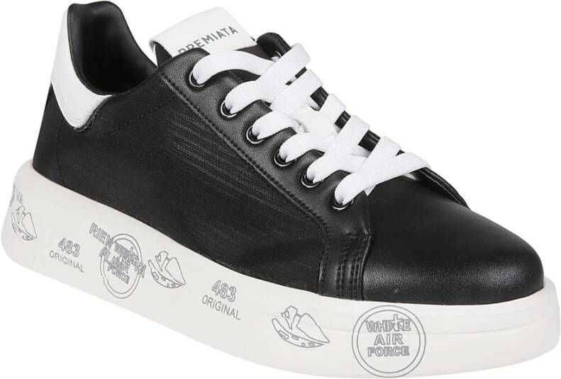 Premiata Zwarte Belle Sneakers Black Dames