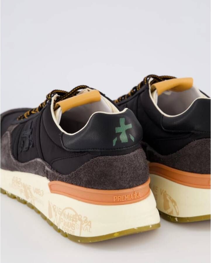 Premiata Zwarte Landek Sneaker Black Heren
