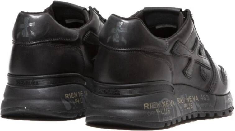Premiata Zwarte leren Mick Sneaker