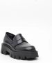 Premiata Zwarte leren mocassin met rubberen zool Black Dames - Thumbnail 2