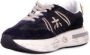 Premiata Zwarte leren sneakers met logo Black Dames - Thumbnail 7