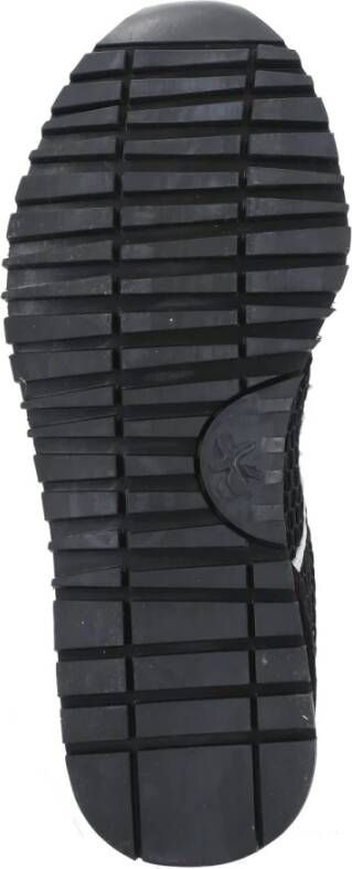 Premiata Zwarte Leren Sneakers met Logo Details Black Dames