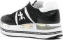 Premiata Geperforeerde Lace Sneakers met Platformzool - Thumbnail 5