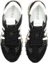 Premiata Zwarte Lucy Sneakers met Geperforeerd Detail Black Dames - Thumbnail 6