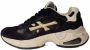 Premiata Low-Top Sneakers Baskets Sharky D Nylon Suu00E8de cuir Satin Noir in zwart - Thumbnail 3
