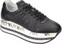 Premiata Beth sneakers met plateauzool Zwart - Thumbnail 5