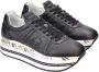Premiata Beth sneakers met plateauzool Zwart - Thumbnail 7