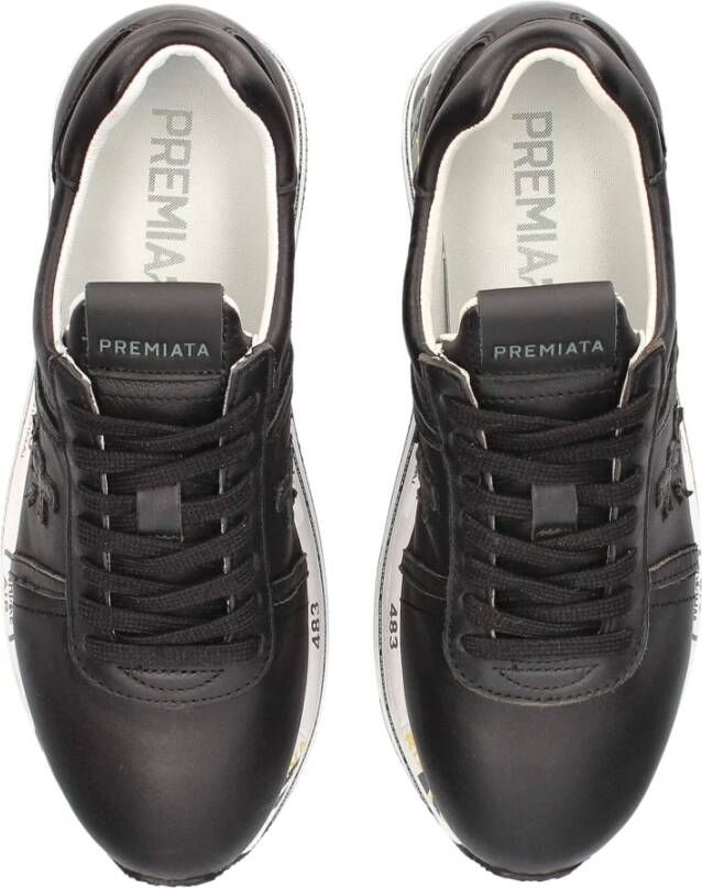 Premiata Beth sneakers met plateauzool Zwart - Foto 9