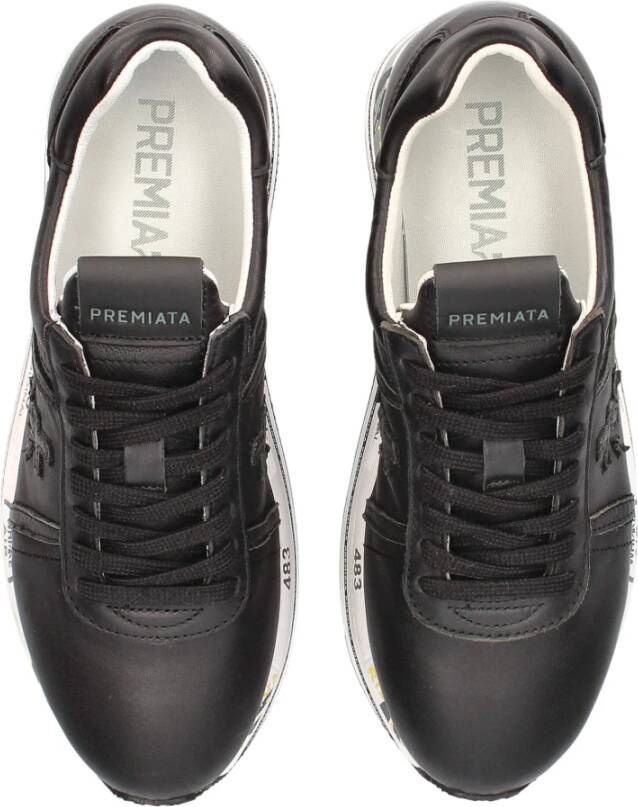 Premiata Zwarte Sneakers Black Dames