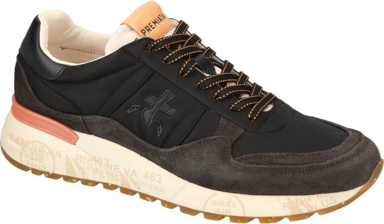 Premiata Zwarte Sneakers Black Heren