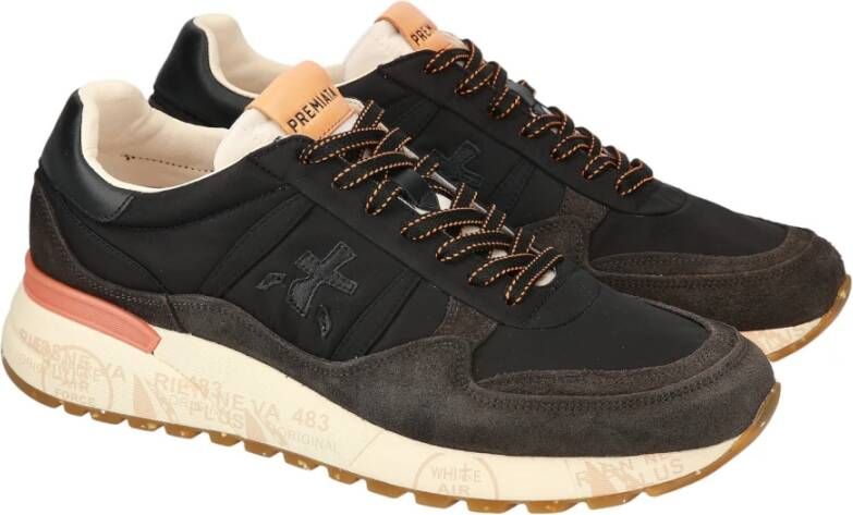 Premiata Zwarte Sneakers Black Heren