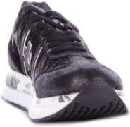 Premiata Zwarte Sneakers met Logo Detail Black Dames
