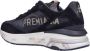 PREMIATA Lage Sneakers Dames Moerun-d Maat: 38 Materiaal: Suède Kleur: Zwart - Thumbnail 4