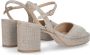 Pretty Ballerinas Gouden Lurex Sandaal met Gesp - Thumbnail 2