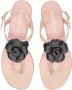 Pretty Ballerinas Handgemaakte leren sandalen met enkelband - Thumbnail 2