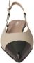 Pretty Ballerinas Ivoor en Zwart Leren Ballerina Kamala Multicolor Dames - Thumbnail 4