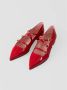 Pretty Ballerinas Rode Lakleren Ballet Flats Red Dames - Thumbnail 3