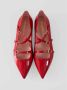 Pretty Ballerinas Rode Lakleren Ballet Flats Red Dames - Thumbnail 4
