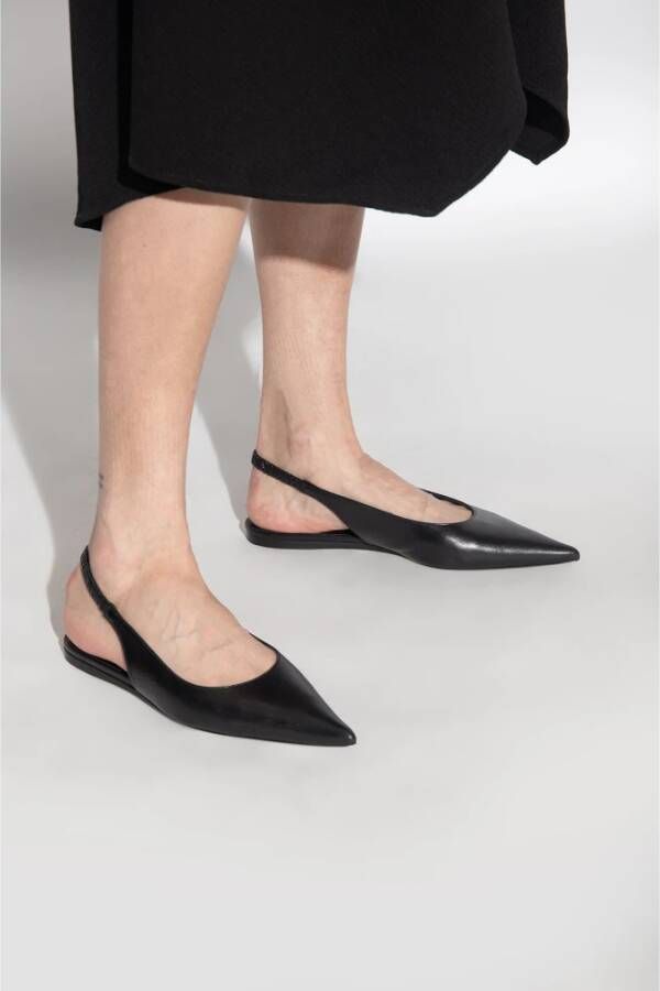 Proenza Schouler Leren schoenen met puntige neus Zwart Dames