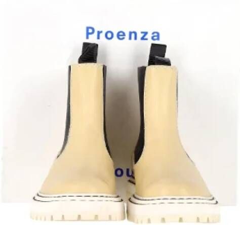Proenza Schouler Pre-owned Leather boots Beige Dames
