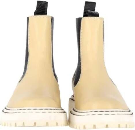 Proenza Schouler Pre-owned Leather boots Beige Dames