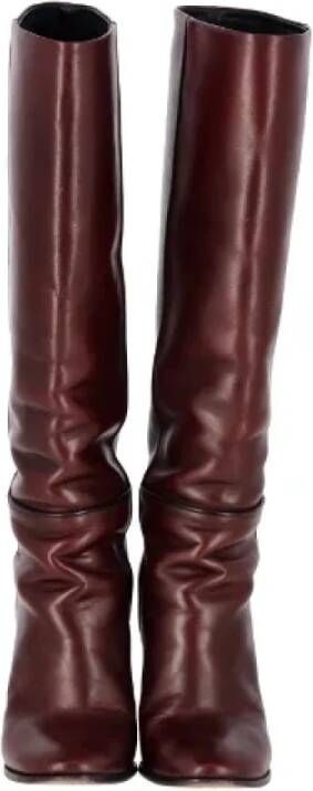 Proenza Schouler Pre-owned Leather boots Red Dames