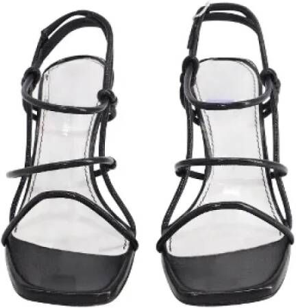 Proenza Schouler Pre-owned Leather sandals Black Dames