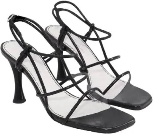 Proenza Schouler Pre-owned Leather sandals Black Dames