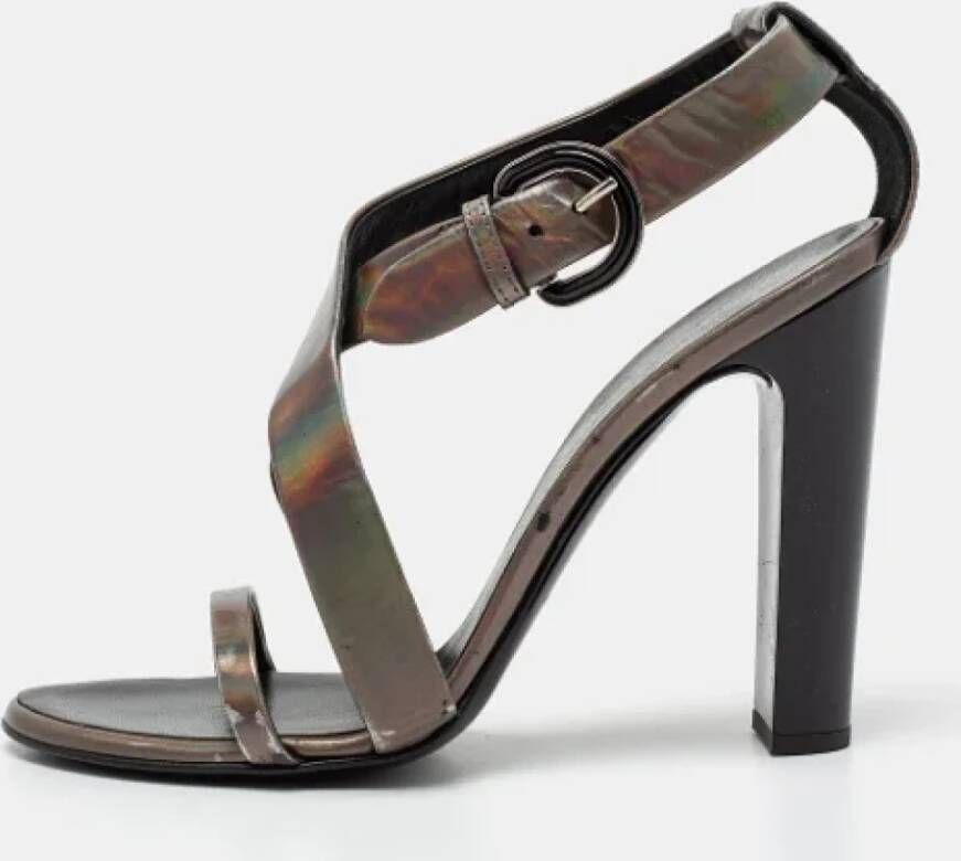 Proenza Schouler Pre-owned Leather sandals Gray Dames