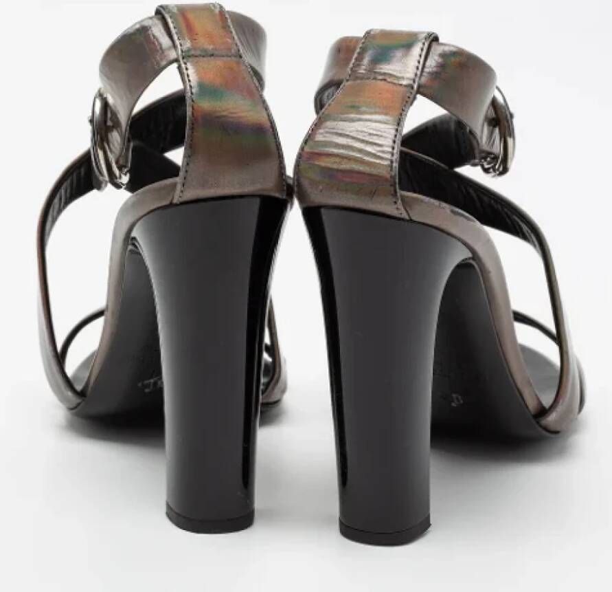 Proenza Schouler Pre-owned Leather sandals Gray Dames