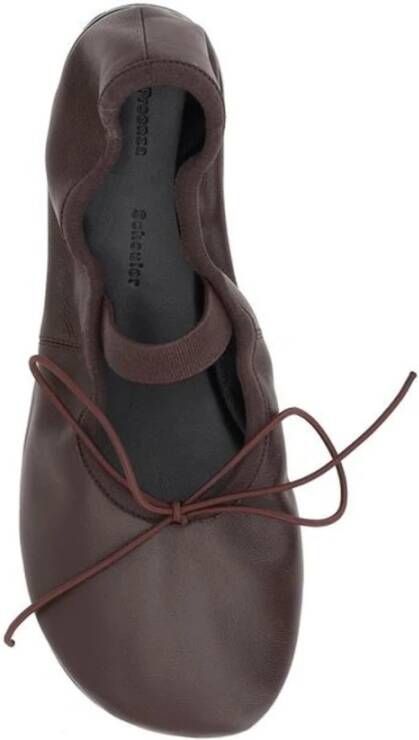 Proenza Schouler Strik Ballerina's met Elastische Band Brown Dames