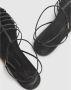 Proenza Schouler Zwarte Leren Cage Sandalen Black Dames - Thumbnail 4