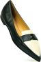 Prosperine Bicolor Nappa Mocassin Schoen Beige Dames - Thumbnail 2
