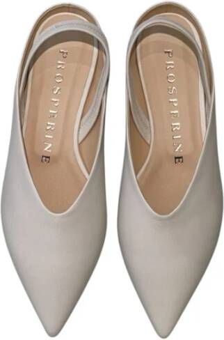 Prosperine Crème Slingback Sandalen Elegant Veelzijdig