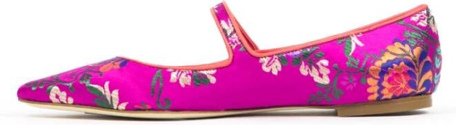 Prosperine Geisha Ballerina Schoenen Leren Zool