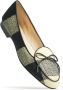 Prosperine Geruite Strik Loafer Schoen Multicolor Dames - Thumbnail 2