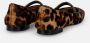 Prosperine Gevlekte Ballerina Flats met Strass Band Multicolor Dames - Thumbnail 4