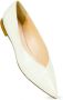 Prosperine Glanzende Leren Ballerina Schoenen White Dames - Thumbnail 2