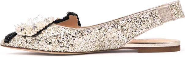 Prosperine Glitter Slingback Ballerina Schoenen
