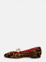 Prosperine Luipaardprint Ballerina met Juweelband Multicolor Dames - Thumbnail 2