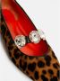 Prosperine Luipaardprint Ballerina met Juweelband Multicolor Dames - Thumbnail 6