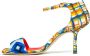 Prosperine Multicolor Enkelband met 8 cm Hak Multicolor Dames - Thumbnail 3