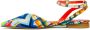 Prosperine Multicolor Stoffen Sandaal Leren Zool Multicolor Dames - Thumbnail 3
